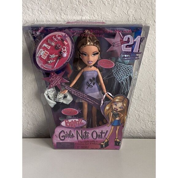 BRATZ Girls Nite Out Collection YASMIN 21st Birthday Edition NEW Sealed - Picture 1 of 14